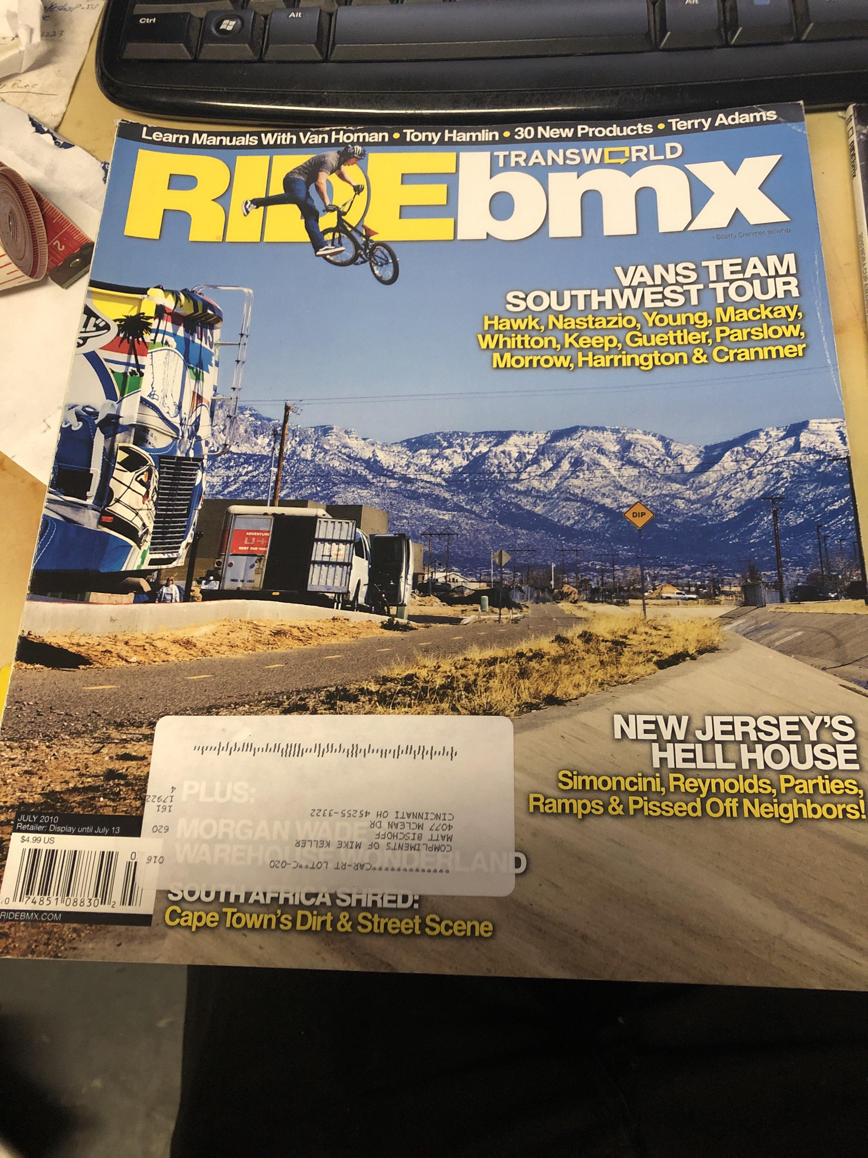 Ride BMX Magazine Back issues 2010 - Image 7